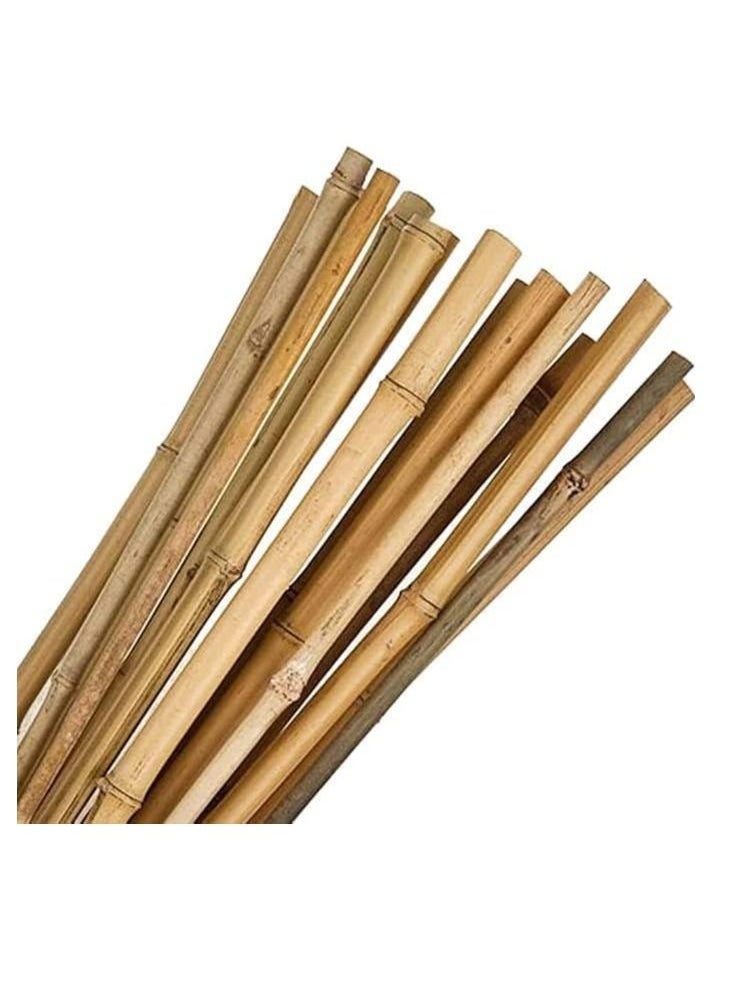 Generic - FFD 5pcs Natural Bamboo Poles Bamboo Stake for Plant Support 120 cm Bamboo Garden Poles Strong Gardening Sticks Bamboo Poles for Indoors or Outdoors - Image 1