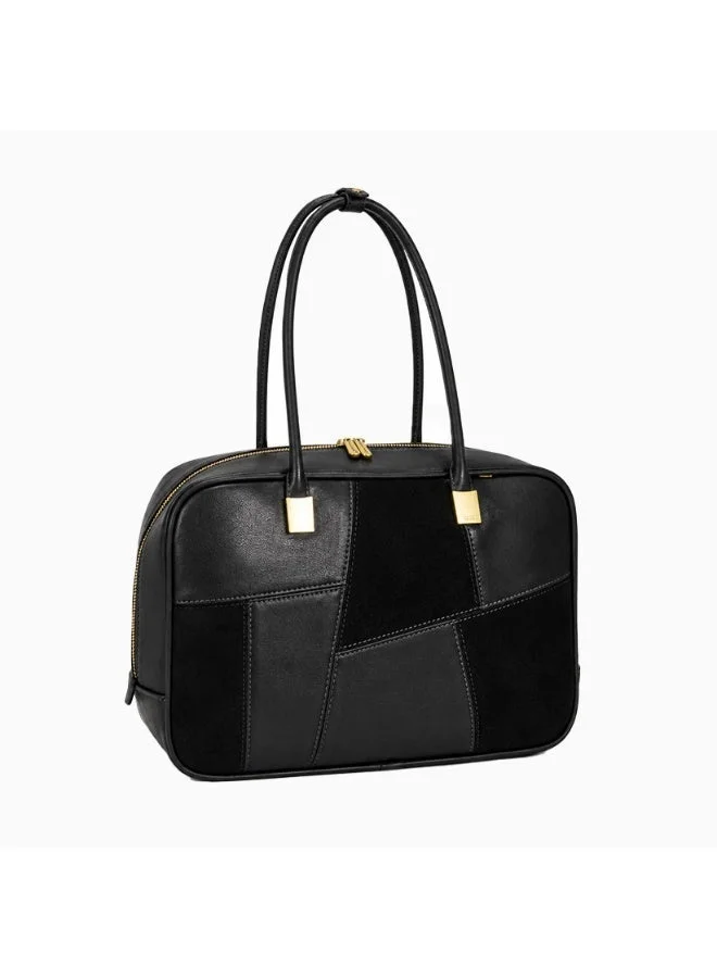 David Jones NOLWEEN formal Handbag- The new vintage classic bag spacious for work, school, university- office style rectangular tote handbag- Dual wear classic formal handbag
