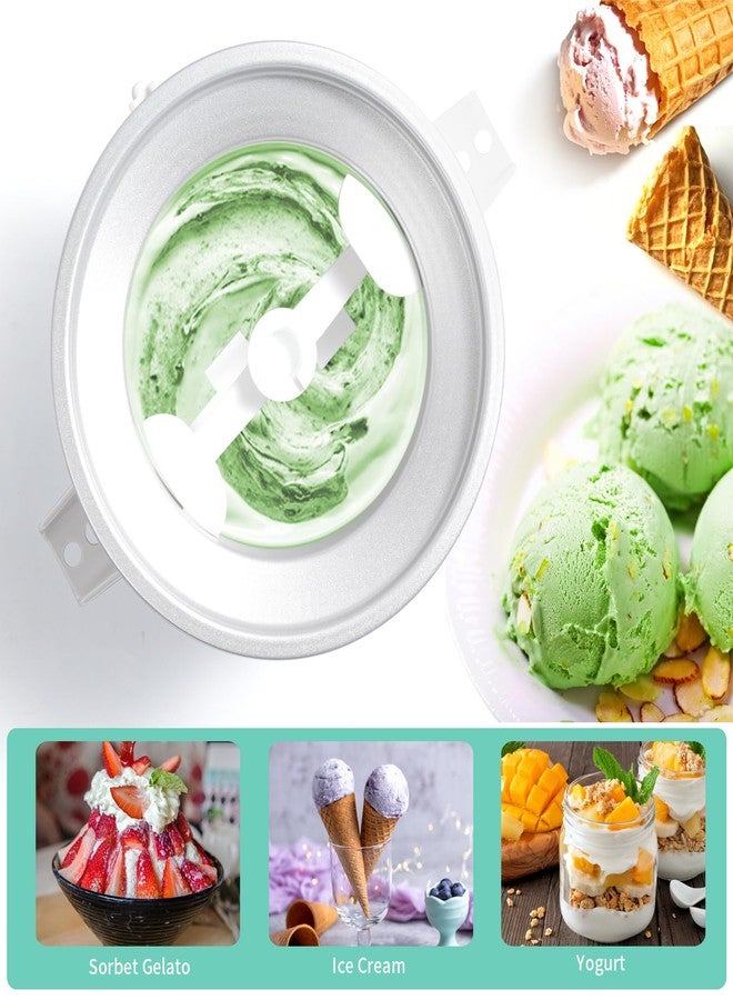 ملحق صنع الآيس كريم متوافق مع خلاطات KitchenAid سعة 4.5/5/6/7 كوارت، يصنع 2 كوارت من الآيس كريم، متوافق مع ملحق صنع الآيس كريم من KitchenAid، آمن للغسل في غسالة الأطباق (لا يناسب الخلاطات سعة 3.5 كوارت). - Image 2
