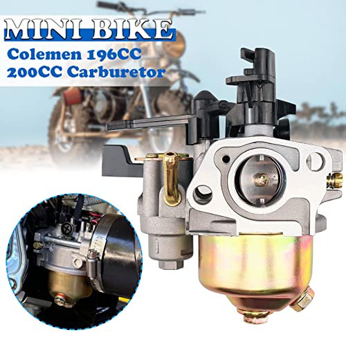 APPYU Carburetor w/Main Jet Kit Upgraded carb for Coleman BT200X CT200U Trail CT200U-EX CT200U-EXR Mini Bikes Go-Kart Baja Warrior MB165 MB200 196cc 200cc 212cc 6.5Hp Manual Choke Go kart Carb - Image 3