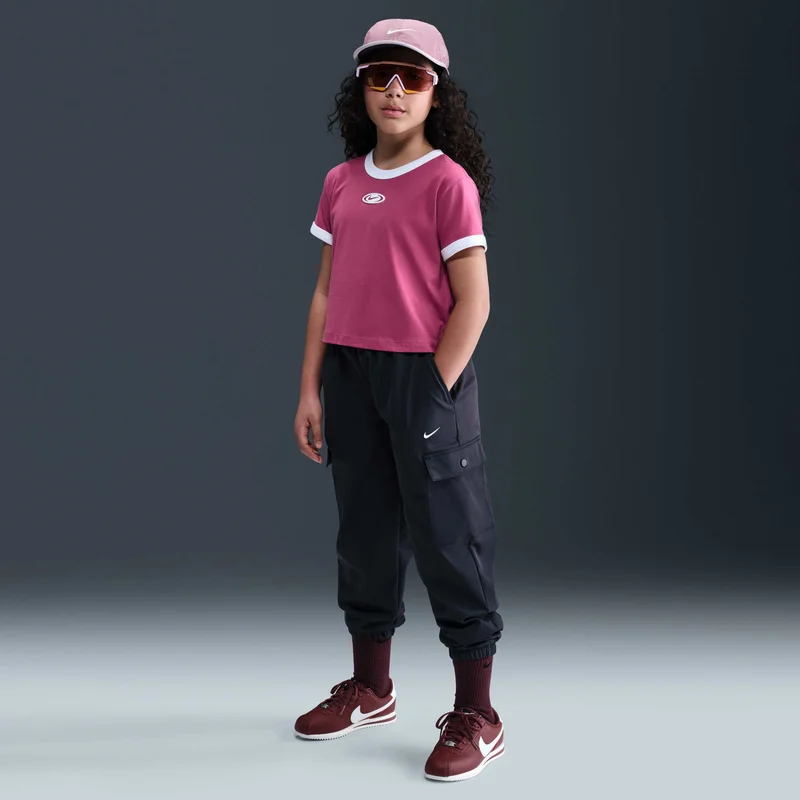 Nike Kids' Sportswear Cropped T-Shirt