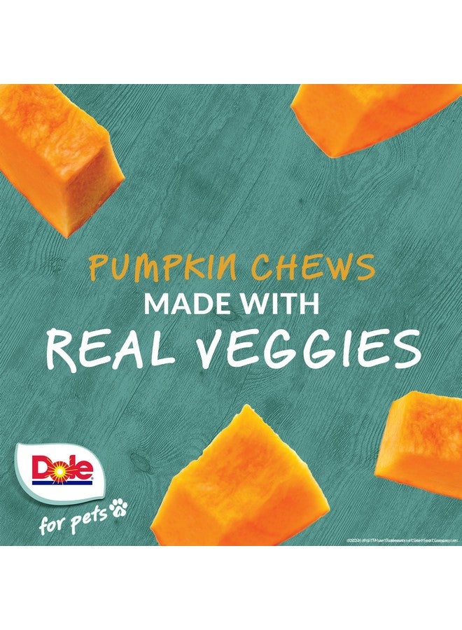 Dole Dole for Pets Freshly Fetched Lasting Chew, Pumpkin Flavor Dog Treats, 8oz, 5ct | Flavored with Real Veggies, No Wheat, Corn, Soy, Artificial Flavors, Colors, Preservatives, or Animal Products - Image 2