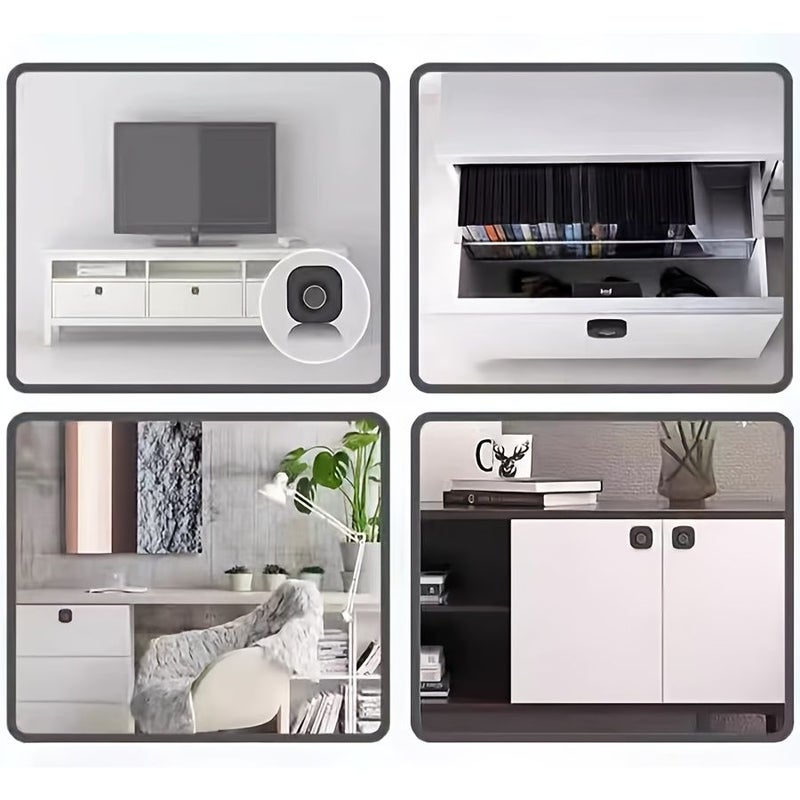 Smart Biometric Fingerprint Drawer Lock K16 Keyless For Home Shoe File Cabinets - Image 5