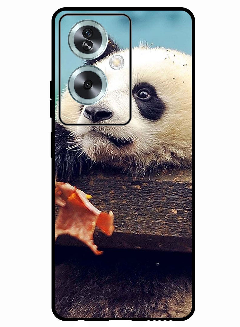 Theodor Protective Case Anti Scratch Shock Proof Bumper Cover For Oppo A2 Real Panda - Image 1