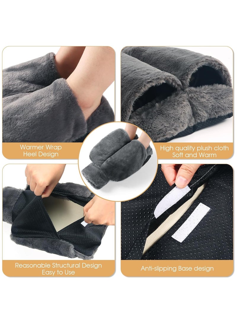 SYOSI Heated Foot Warmer 2L Hot Water Bottle Foot Muff Snug Feet and Hand Warmer Hot Water Bag Non Electricity Heated Feet Warmers for Pain Relief Women and Men  - Image 2