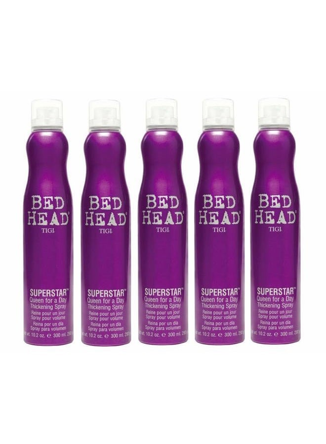 BED HEAD TIGI BED HEAD SUPERSTAR QUEEN FOR A DAY THICKENING SPRAY 10.2 OZ (Package Of 5) - Image 1