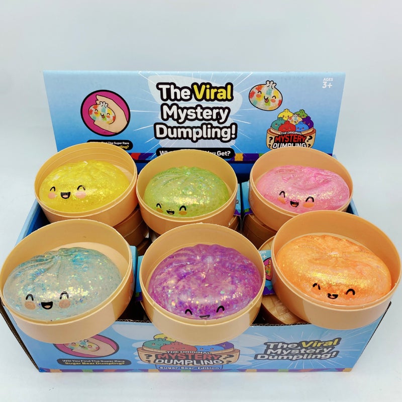 Cartoon Smiling Face Squishy Toy Steam Bun Shape Stress Relief Toy - Image 3