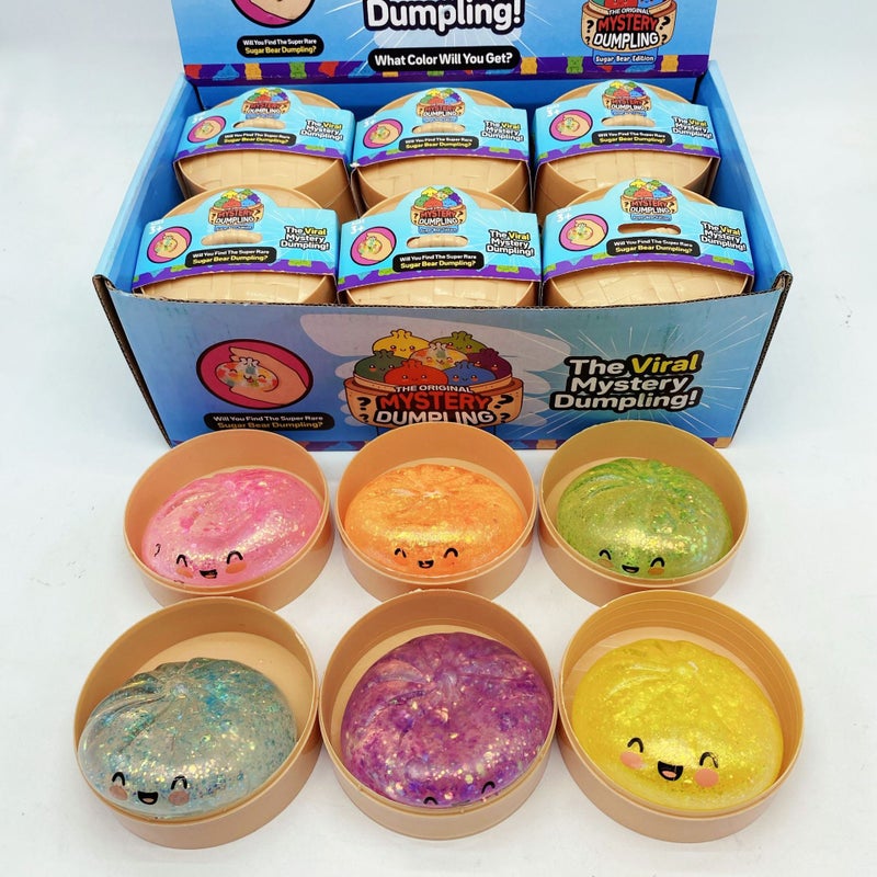 Cartoon Smiling Face Squishy Toy Steam Bun Shape Stress Relief Toy - Image 2