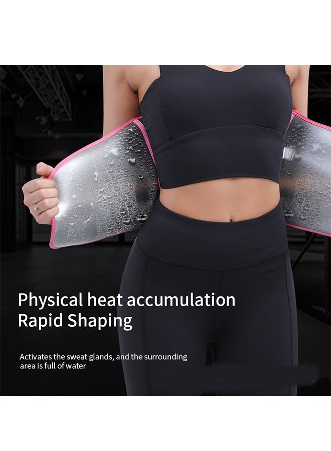 واي جيه حزام مدرب الخصر للنساء ، حزام حزام رياضي ، تنحيف ساونا الخصر الانتهازي حزام البطن العرق حزام حزام رياضي ، حزام تمرين مع أشرطة قابلة للتعديل ، حزام مشكل الجسم للتخسيس L - Image 4
