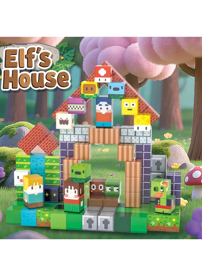 100pcs Magnetic Tiles Building Blocks STEM Sensory Toys For Kids 3 12 Years - Image 3