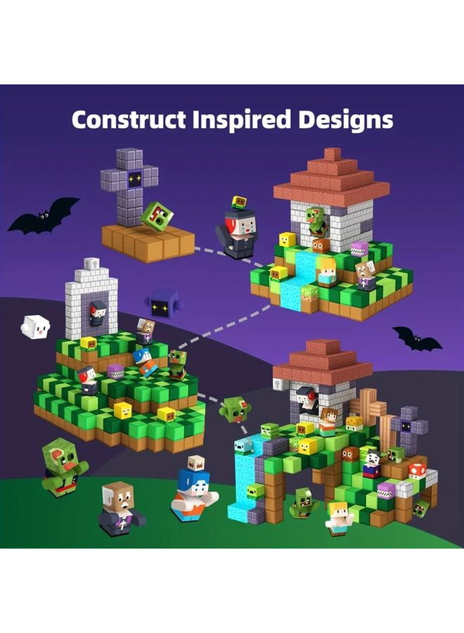 100pcs Magnetic Tiles Building Blocks STEM Sensory Toys For Kids 3 12 Years - Image 5