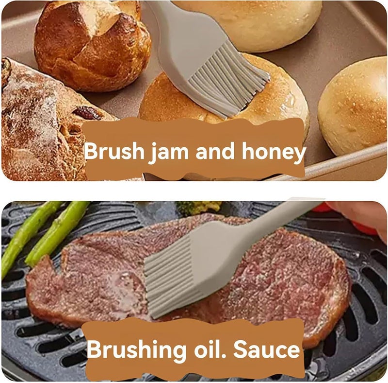Xpandio Oil Dispenser Bottle Silicone Brush for BBQ, Baking, Grilling, Cooking - 2-in-1 Olive Oil & Vinegar Container with Heat-Resistant Brush - Glass Kitchen Tool for Sauces and Frying - Image 4