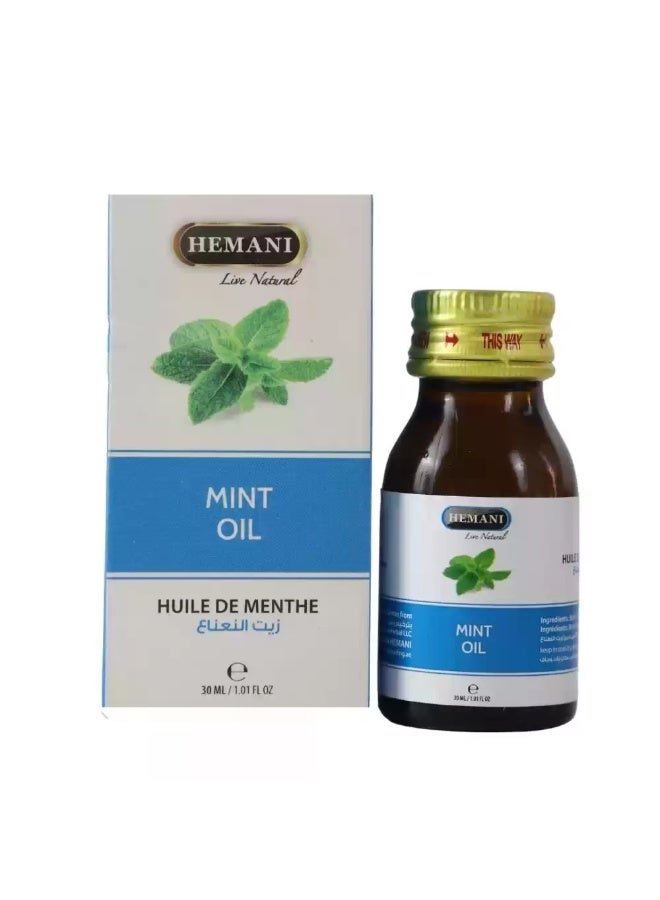 Himani Hemani Live Naturals Mint Oil, Natural Peppermint Essential Oil- 50ml - Image 1