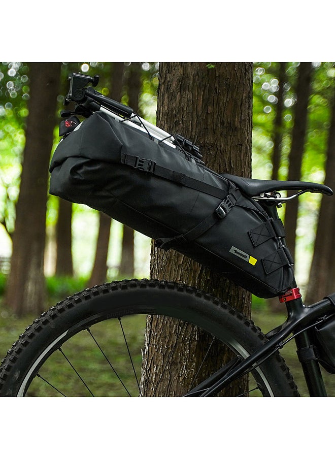 Rhinowalk Bike Saddle Tube Bag Waterproof Bicycle Under Seats Bag Large Capacity Cycle Storage Bag Quick Release Bicycle Accessories  - Image 3