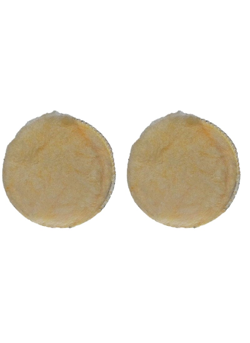 Inditrust Inditrust 2pc 5inch 15mm Soft wool pad for polishing car bike and etc  - Image 1