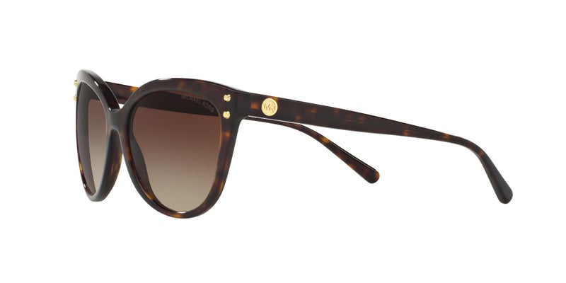 Michael Kors MK2045 Jan Sunglasses, Dark Tortoise/Brown Gradient, 55 mm - Image 3