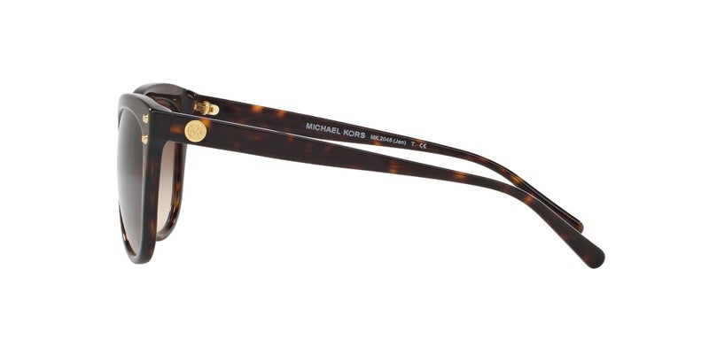 Michael Kors MK2045 Jan Sunglasses, Dark Tortoise/Brown Gradient, 55 mm - Image 4