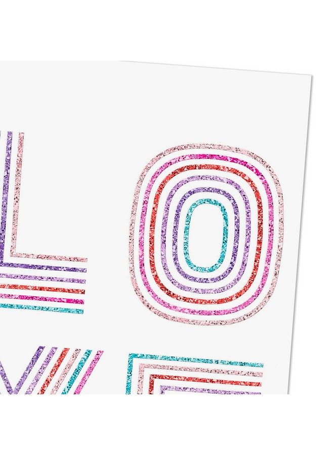 Hallmark Pack Of Valentines Day Cards Glitter Love (6 Valentine'S Day Cards With Envelopes) - Image 5