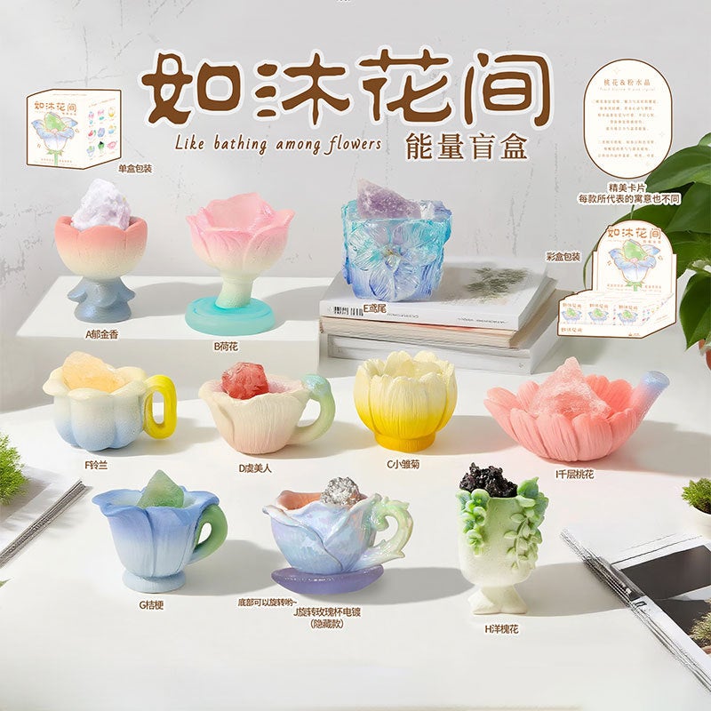 وصل حديثًا صندوق حجر كريستال غامض زخرفة راتنج كارتونية إبداعية للعلاج بالروائح العطرية هدية للمكتب - Image 1