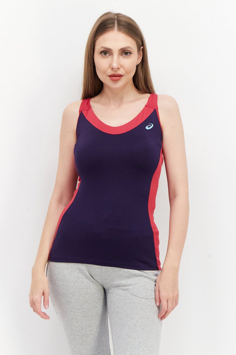 asics Women Sportswear Fit Training Tank Top, Purple - Image 1