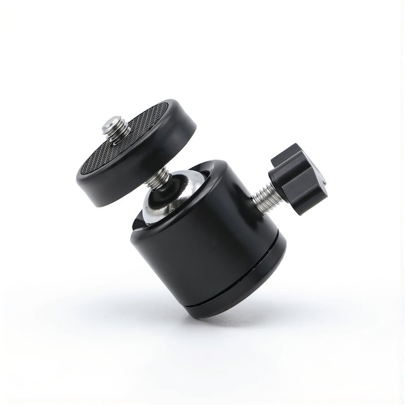 Mini Ball Head 360 Rotation for Camera Phone Light Tripod Vlog Stream Photo Studio Use - Image 2