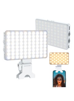 KASTWAVE Phone Selfie Light, 80LED Phone Light with 3 Light Mode and 97+ TLCL, Rechargeable Portable Light Clip for Phone, TikTok, Camera, Vlog, Makeup  - Image 1
