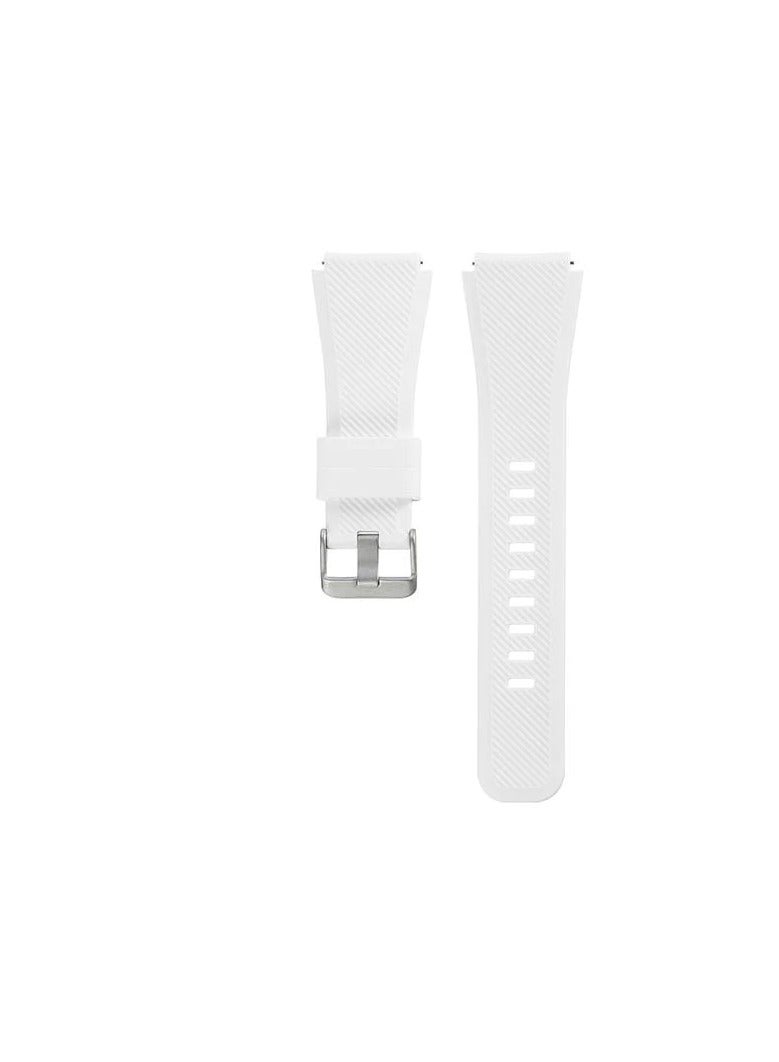 Sport Silicone Band for Samsung  Gear S3 Frontier Classic White - Image 1