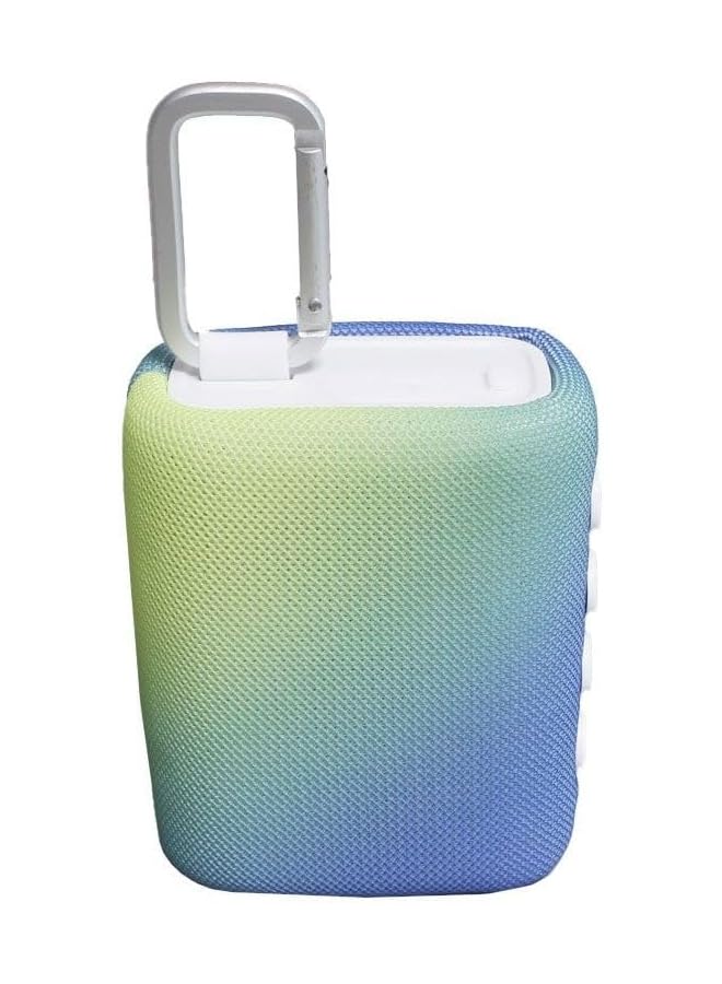 L'avvento Sp31L Waterproof Speaker Ipx7 5.5W 1500Mah Tws Voice Assistance Metal Carabiner Blue - Image 5