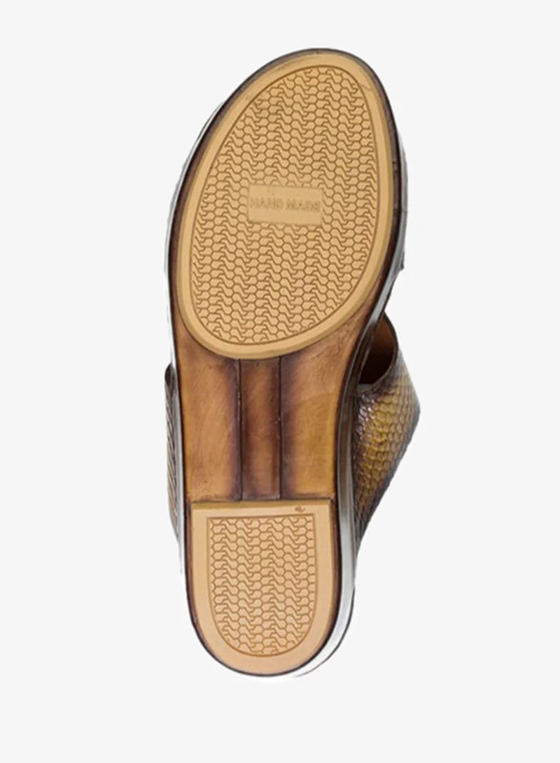 Language Brown Men's Armi Sandal for Men | Best Price UAE