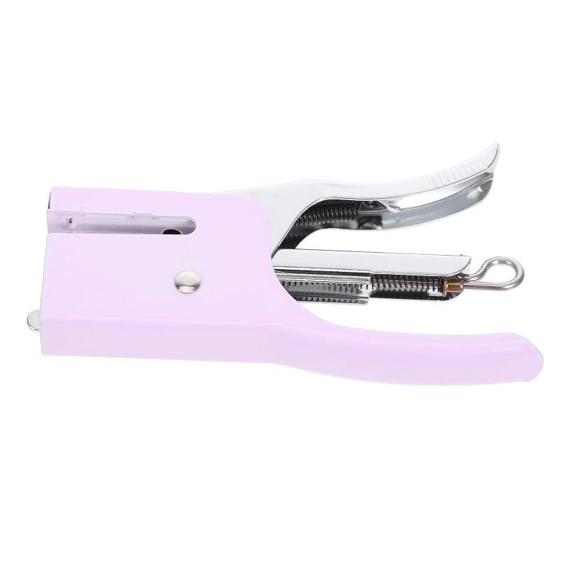 Lavender Metal Heavy Duty Handheld Desktop Stapler for Office School Home Use - Image 2
