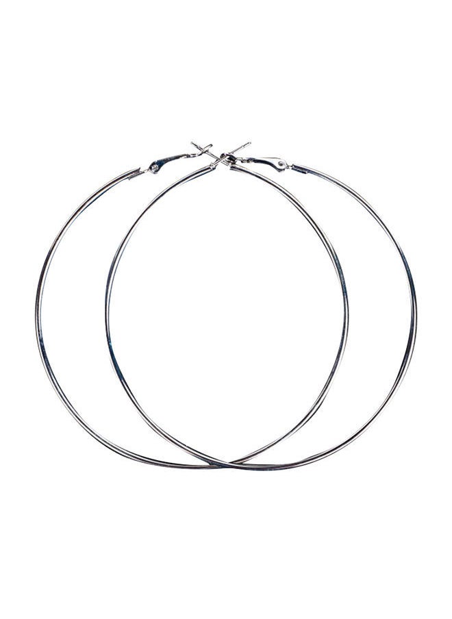 NIBEMINENT - Pair Of 6 Big Circle Hoop Earrings - Image 1