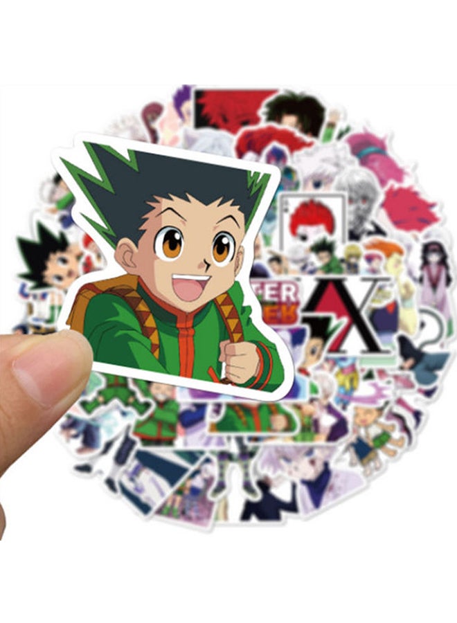 Loquat 50 Pieces Hunter Cartoon Graffiti Stickers 12 x 12 x 1cm - Image 4