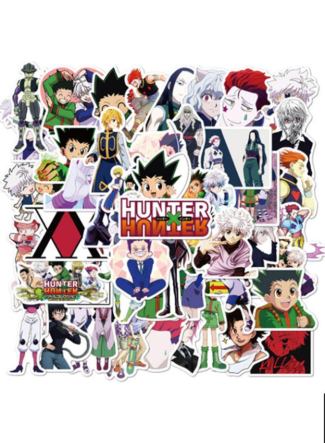 Loquat 50 Pieces Hunter Cartoon Graffiti Stickers 12 x 12 x 1cm - Image 2