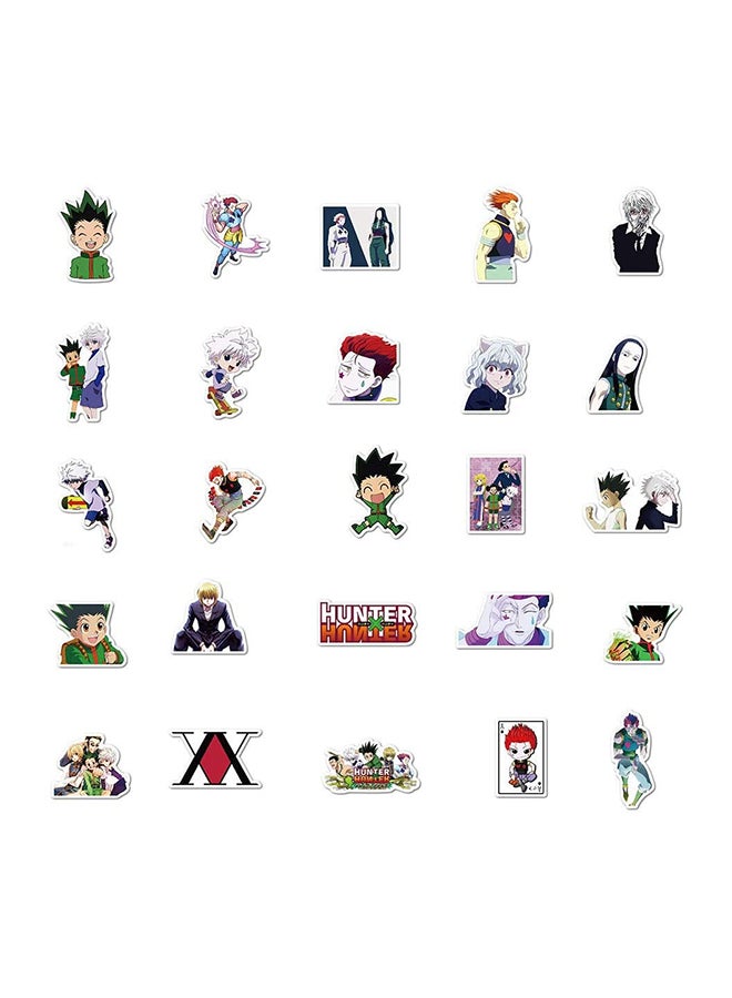 Loquat 50 Pieces Hunter Cartoon Graffiti Stickers 12 x 12 x 1cm - Image 3