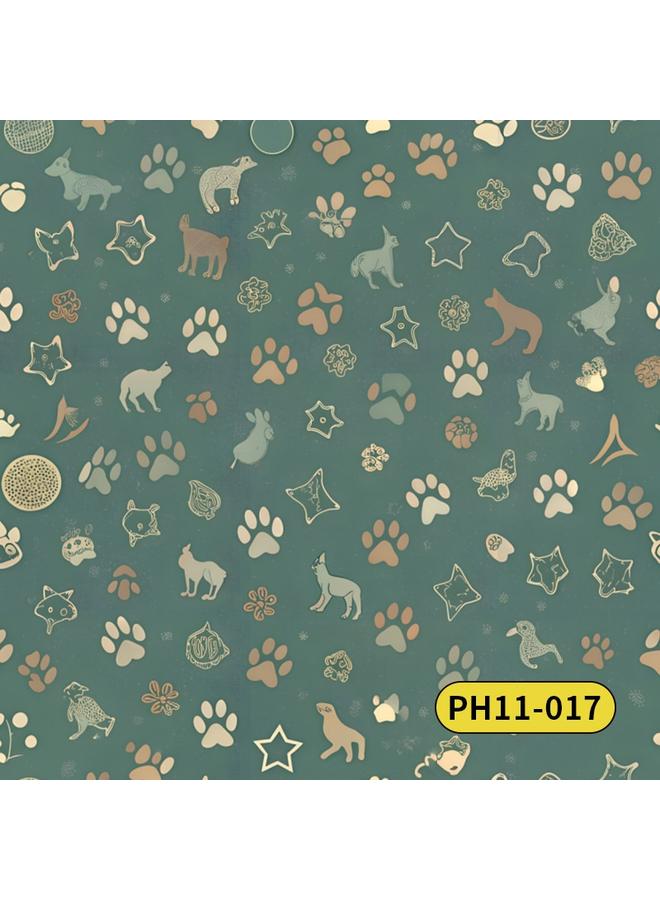 Bluejw French Retro Bunny Wall Wallpaper Self-adhesive Wall Sticker High Color Dirty Resistant Wallpaper Bedroom Warm Wallpaper - Image 1