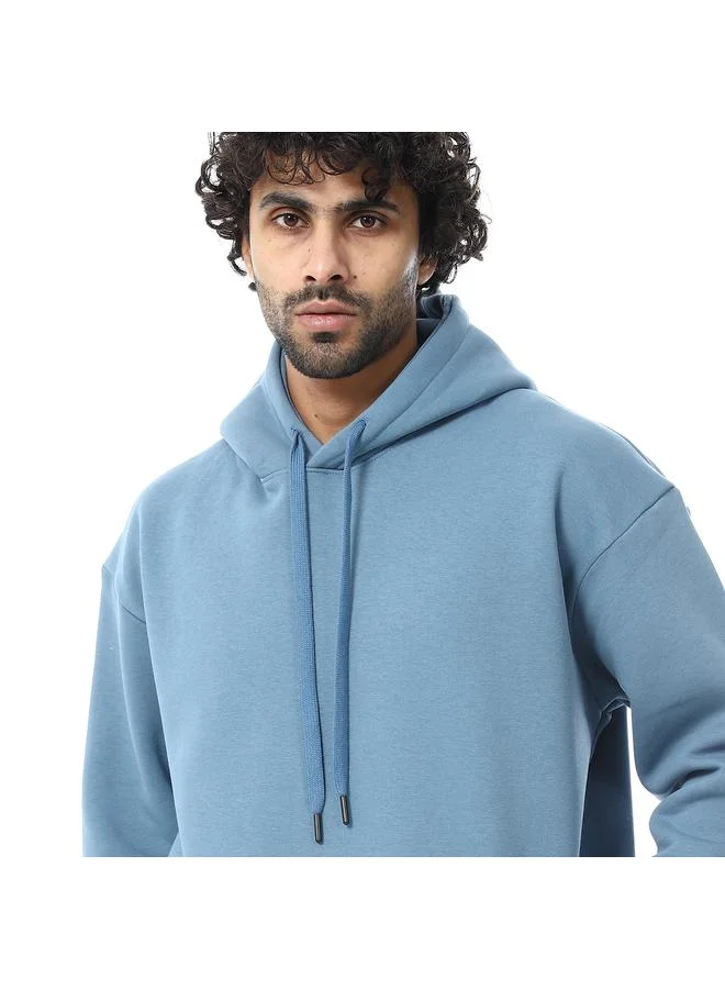 Coup Mens - Plain Hooded Sweatshirt With Long Sleeves