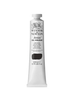 WINSOR & NEWTON Winsor & Newton Artists' Oil Colour, Finely Pigmented Oil Painting Colors for Canvas & Paper, Art Supplies for Beginners & Professional Artists (200 ML, Lamp Black) 