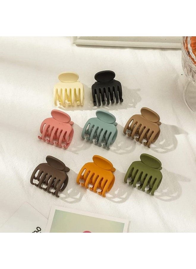 Fameza Hair Clips Medium Size Claw Hair Clips For Women Thin Hair No Slip Matte Hair Clips For Thick Hair Double Row Jaw Clip (6 Pcs)  - Image 5