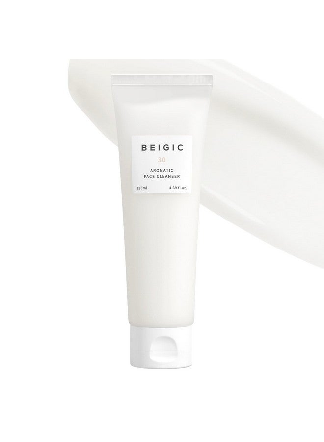 Beigic Aromatic Face Cleanser Korean Face Wash For Women & Men W/Green Coffee Bean Hyaluronic Acids & Micellar Water Hypoallergenic Vegan Facial Cleanser Low Ph Gentle Cleanser (4.39 Fl Oz) - Image 1