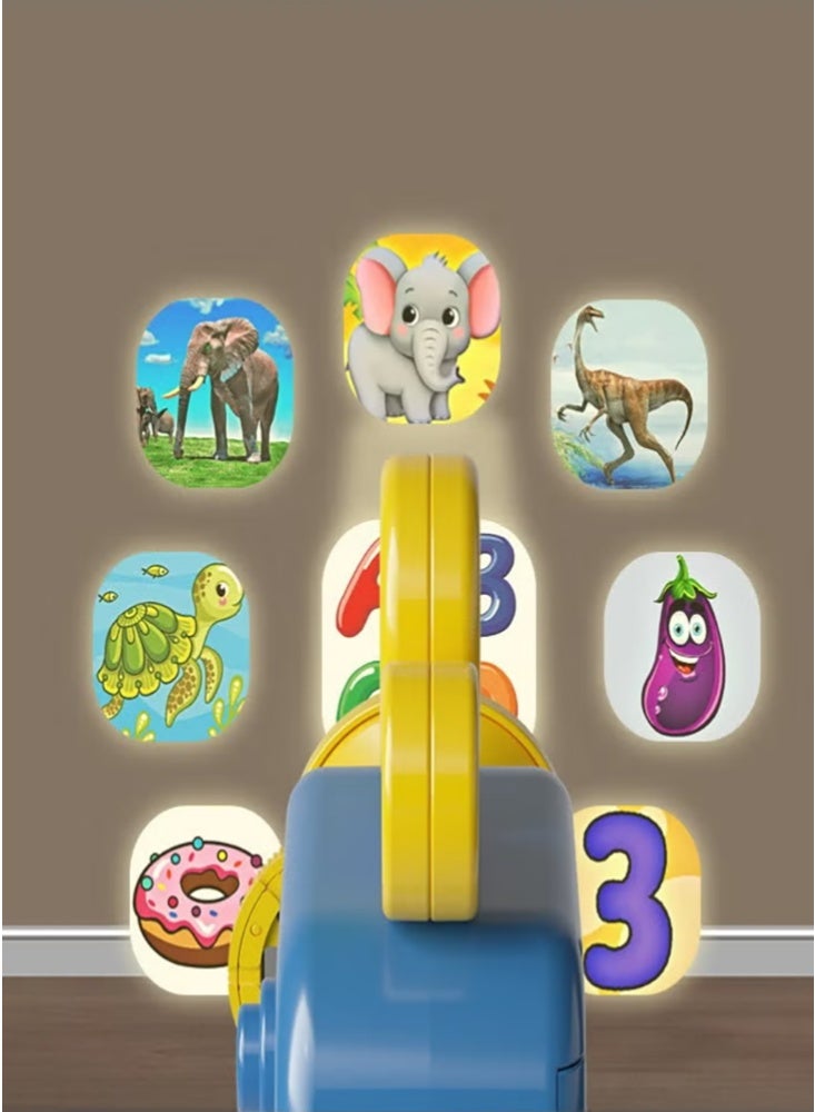 NoorTech 12-Themes Light-Up Flashlight Projector for Bedtime Stories Interactive Learning System with 96 Picture Scenes Early Cognitive Puzzle Toy Children's12-Themes Light-Up Flashlight Projector for Bedtime Stories Interactive Learning System with 96 Picture Scenes Early Cognitive Puzzle Toy Children's - Image 4