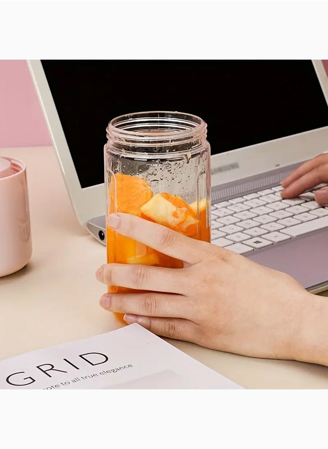 Zeemey - Portable Juicer Blender, USB Rechargeable Personal Juice to Go Fruit Juicer Cup Mini Blender for Shakes and Smoothies,Multifunctional Mini Fruit and Vegetable Blender for Home and Office Use (White) - Image 1