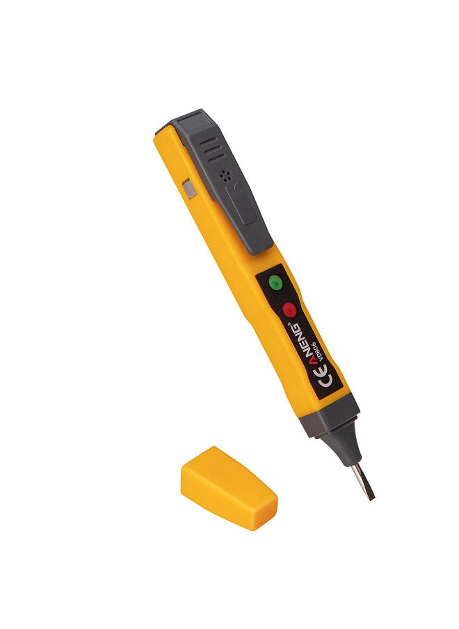 VD806 Electric Voltage Tester Multifunctional Non-contact Pen Tester AC/DC Voltage Detector Electric Continuity Battery Test Pencil with Sound Light Alarm