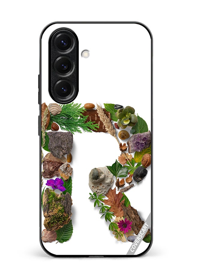 VR CREATIVE Protective Case Cover For Samsung Galaxy S25 Alphabet R Design Multicolour