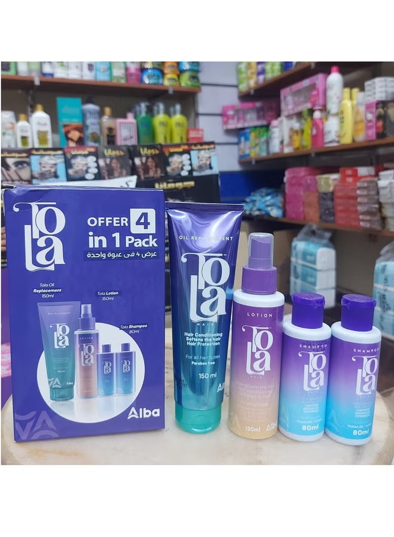 Tola Hair Care Collection: Shampoo, Hair Lotion, and Oil Replacement – A Natural Formula to Treat Dandruff, Strengthen, and Protect Hair - Image 1