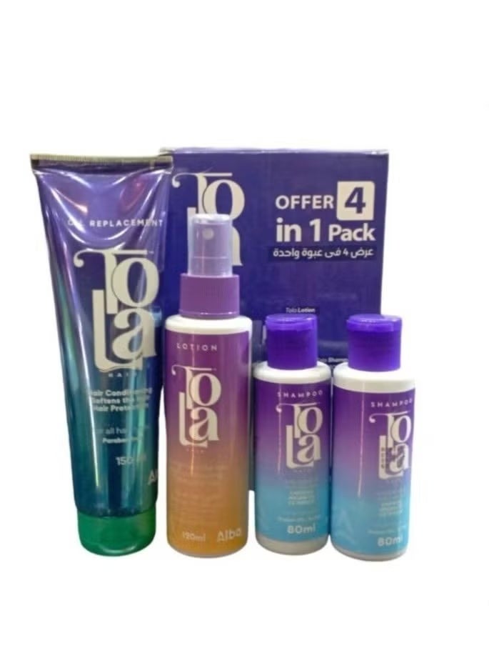 Tola Hair Care Collection: Shampoo, Hair Lotion, and Oil Replacement – A Natural Formula to Treat Dandruff, Strengthen, and Protect Hair - Image 2