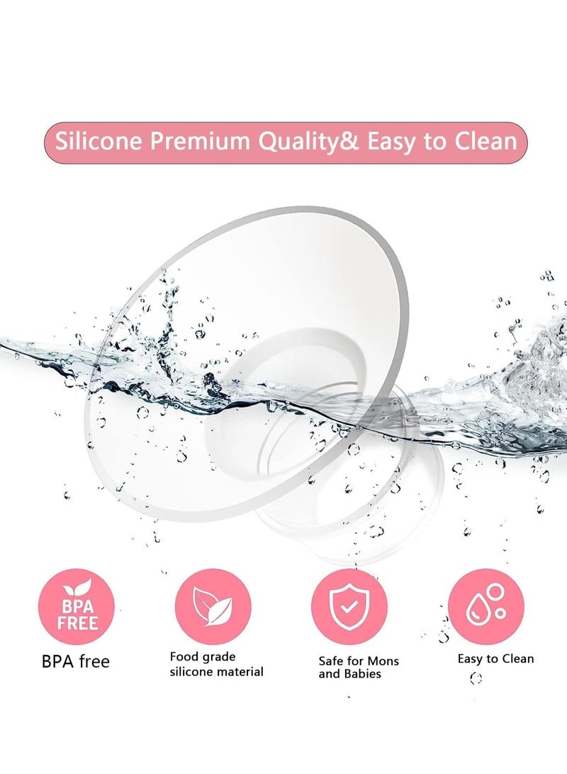 10 قطع من إدخالات مضخة الثدي 13/15/17/19/21 مم وقاعدة قياس، متوافقة مع Momcozy S12 Pro/S9 Pro/S12/S9 - Image 2