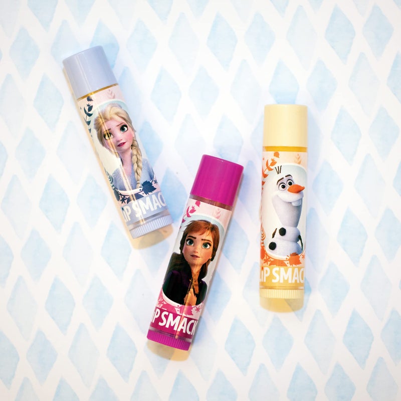 Lip Smackers Disney Frozen 2 Flavored Lip Balm - Moisturizing, Soothing Trio Mythical Juniper, Vanilla Snow-it-all, & Optimistic Berry - Image 3