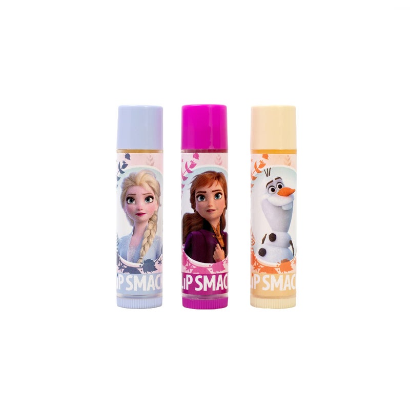 Lip Smackers Disney Frozen 2 Flavored Lip Balm - Moisturizing, Soothing Trio Mythical Juniper, Vanilla Snow-it-all, & Optimistic Berry - Image 2