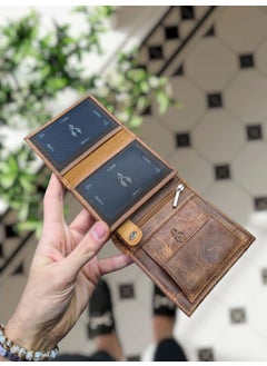 VISSO 111 Leather Personalized Wallet with Coin Pocket Leather Bag  - Image 5