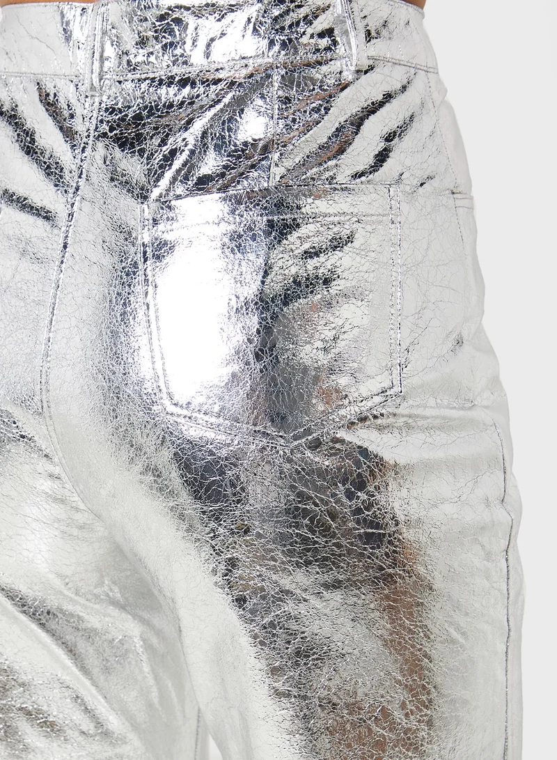 Amy Lynn High Waist Pocket Detail Pants